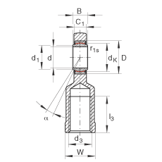 US GIR45-UK-2RS, (j) DIN ISO 12 240-4 (bio)(zhn)(ni)ݼySo(h)ɂ(c)ܷ