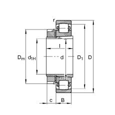 ΝLS 20215-K-TVP-C3 + H215,  DIN 635  DIN 5415 ˜ʵҪߴ, F׺;o