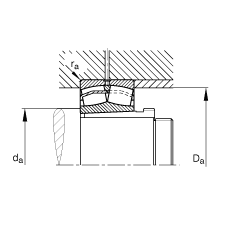 {ĝLS 23038-E1A-K-M + AH3038G, (j) DIN 635-2 ˜ʵҪߴ, F׺ж