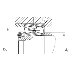 {(dio)ĝLS 24096-B-K30-MB, (j) DIN 635-2 ˜ʵҪߴ, FF 1:30