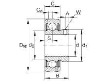 S GAY100-NPP-B-AS2/V, Ȧ ƽ^ᔶλɂ(c) P ܷ⣬(j) ABMA 15 - 1991Ӣ